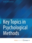 Image for Key Topics in Psychological Methods