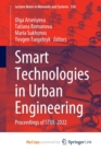 Image for Smart Technologies in Urban Engineering