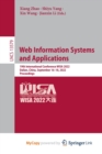 Image for Web Information Systems and Applications : 19th International Conference, WISA 2022, Dalian, China, September 16-18, 2022, Proceedings