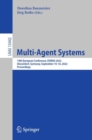Image for Multi-agent systems  : 19th European Conference, EUMAS 2022, Dèusseldorf, Germany, September 14-16, 2022, proceedings