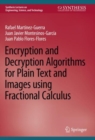 Image for Encryption and Decryption Algorithms for Plain Text and Images Using Fractional Calculus