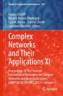 Image for Complex Networks and Their Applications XI: Proceedings of The Eleventh International Conference on Complex Networks and Their Applications: COMPLEX NETWORKS 2022 - Volume 1