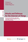 Image for Attacks and Defenses for the Internet-of-Things