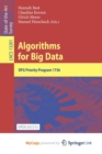 Image for Algorithms for Big Data : DFG Priority Program 1736