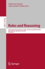 Image for Rules and Reasoning: 6th International Joint Conference on Rules and Reasoning, RuleML+RR 2022, Berlin, Germany, September 26-28, 2022, Proceedings