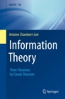 Image for Information theory  : three theorems by Claude Shannon.