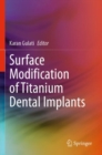 Image for Surface modification of titanium dental implants