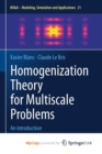 Image for Homogenization Theory for Multiscale Problems
