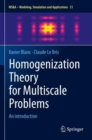 Image for Homogenization Theory for Multiscale Problems