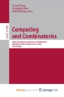 Image for Computing and Combinatorics : 28th International Conference, COCOON 2022, Shenzhen, China, October 22-24, 2022, Proceedings