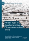 Image for Africa&#39;s right to development in a climate-constrained world