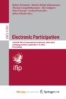 Image for Electronic Participation : 14th IFIP WG 8.5 International Conference, ePart 2022, Linkoping, Sweden, September 6-8, 2022, Proceedings