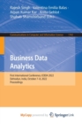Image for Business Data Analytics