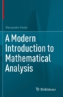 Image for A Modern Introduction to Mathematical Analysis