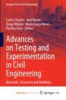 Image for Advances on Testing and Experimentation in Civil Engineering : Materials, Structures and Buildings