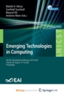 Image for Emerging Technologies in Computing