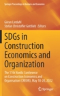 Image for SDGs in Construction Economics and Organization