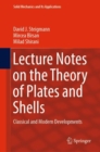Image for Lecture Notes on the Theory of Plates and Shells: Classical and Modern Developments : 274