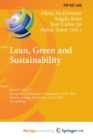 Image for Lean, Green and Sustainability : 8th IFIP WG 5.7 European Lean Educator Conference, ELEC 2022, Galway, Ireland, November 22-24, 2022, Proceedings