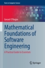 Image for Mathematical Foundations of Software Engineering
