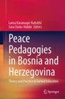 Image for Peace pedagogies in Bosnia and Herzegovina  : theory and practice in formal education