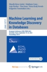 Image for Machine Learning and Knowledge Discovery in Databases