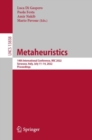 Image for Metaheuristics: 14th International Conference, MIC 2022, Syracuse, Italy, July 11-14, 2022