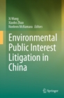 Image for Environmental Public Interest Litigation in China