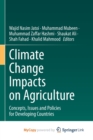 Image for Climate Change Impacts on Agriculture : Concepts, Issues and Policies for Developing Countries