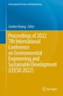 Image for Proceedings of 2022 7th International Conference on Environmental Engineering and Sustainable Development (CEESD 2022)