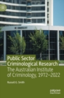 Image for Public Sector Criminological Research