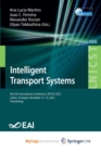 Image for Intelligent Transport Systems : 6th EAI International Conference, INTSYS 2022, Lisbon, Portugal, December 15-16, 2022, Proceedings