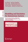 Image for Modelling and Simulation for Autonomous Systems