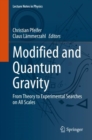 Image for Modified and quantum gravity  : from theory to experimental searches on all scales