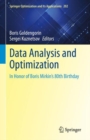 Image for Data analysis and optimization  : in honor of Boris Mirkin&#39;s 80th birthday