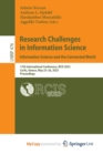 Image for Research Challenges in Information Science : Information Science and the Connected World : 17th International Conference, RCIS 2023, Corfu, Greece, May 23-26, 2023, Proceedings