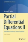Image for Partial differential equations II  : qualitative studies of linear equations