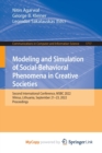 Image for Modeling and Simulation of Social-Behavioral Phenomena in Creative Societies
