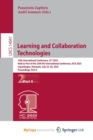 Image for Learning and Collaboration Technologies : 10th International Conference, LCT 2023, Held as Part of the 25th HCI International Conference, HCII 2023, Copenhagen, Denmark, July 23-28, 2023, Proceedings,