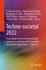 Image for Techno-Societal 2022: Proceedings of the 4th International Conference on Advanced Technologies for Societal Applications-Volume 1