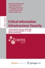 Image for Critical Information Infrastructures Security