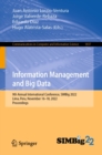 Image for Information Management and Big Data: 9th Annual International Conference, SIMBig 2022, Lima, Peru, November 16-18, 2022, Proceedings : 1837