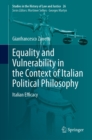 Image for Equality and Vulnerability in the Context of Italian Political Philosophy: Italian Efficacy