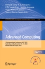 Image for Advanced Computing: 12th International Conference, IACC 2022, Hyderabad, India, December 16-17, 2022, Revised Selected Papers, Part I