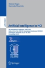 Image for Artificial Intelligence in HCI