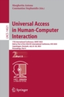 Image for Universal Access in Human-Computer Interaction
