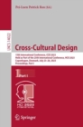 Image for Cross-Cultural Design: 15th International Conference, CCD 2023, Held as Part of the 25th International Conference, HCII 2023, Copenhagen, Denmark, July 23-28, 2023, Proceedings, Part I