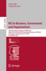 Image for HCI in Business, Government and Organizations: 10th International Conference, HCIBGO 2023, Held as Part of the 25th HCI International Conference, HCII 2023, Copenhagen, Denmark, July 23-28, 2023, Proceedings, Part I
