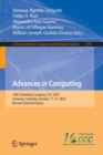 Image for Advances in computing  : 16th Colombian Congress, CCC 2022, Armenia, Colombia, October 17-21, 2022, revised selected papers