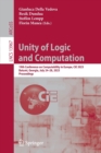 Image for Unity of Logic and Computation
